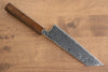 Seisuke Nami AUS10 Mirrored Finish Damascus Bunka  180mm Oak Handle - Japannywholesale