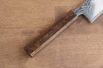 Seisuke Nami AUS10 Mirrored Finish Damascus Bunka  180mm Oak Handle - Japannywholesale