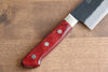 Seisuke Kuronashi Blue Super Nashiji Kurouchi Gyuto  210mm Red Pakka wood Handle - Japannywholesale