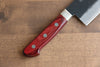 Seisuke Kuronashi Blue Super Nashiji Kurouchi Nakiri  165mm Red Pakka wood Handle - Japannywholesale