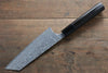 Yoshimi Kato SG2 Damascus Bunka  165mm with Black Lacquered Handle - Japannywholesale