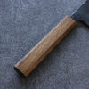 Kyohei  Shindo Blue Steel Black Finished Nakiri  170mm Live oak Lacquered Handle - Japannywholesale