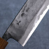 Kyohei  Shindo Blue Steel Black Finished Nakiri  170mm Live oak Lacquered Handle - Japannywholesale