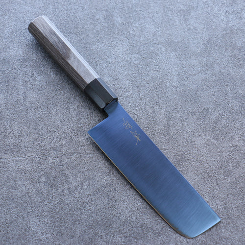 Seisuke SK-85 Ion plating Nakiri  160mm Gray Pakka wood Handle - Japannywholesale