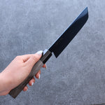 Seisuke SK-85 Ion plating Nakiri  160mm Gray Pakka wood Handle - Japannywholesale