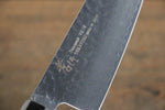 Sakai Takayuki VG10 33 Layer Damascus Hammered Santoku  170mm Blue Lacquered Handle with Sheath - Japannywholesale