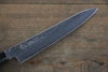 Sakai Takayuki VG10 33 Layer Damascus Hammered Petty-Utility  150mm Gold Lacquered Handle with Sheath - Japannywholesale