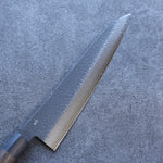 Shizu Gen VG10 Hammered Black Finished Gyuto  240mm Brown Pakka wood Handle - Japannywholesale