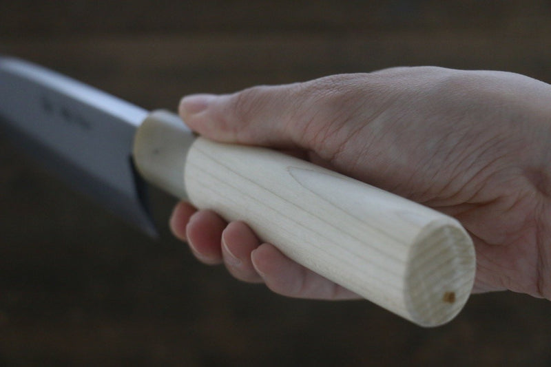 [Left Handed] Sakai Takayuki Kasumitogi (White steel) Japanese Chef's Deba  Knife 150mm