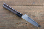 Takayuki Iwai Blue Steel No.2 Damascus Petty-Utility  110mm Shitan Handle - Japannywholesale