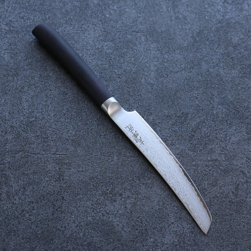 Shizu VG10 Damascus Steak  130mm Black Pakka wood Handle - Japannywholesale