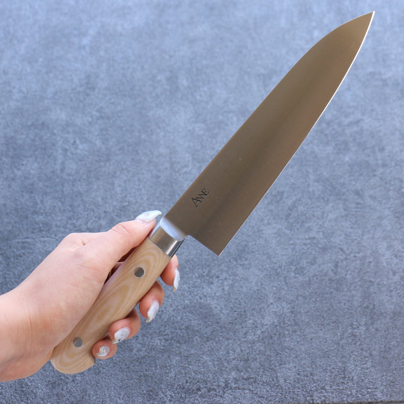 Anne Japanese Steel Gyuto  180mm Micarta Handle - Japannywholesale