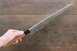 Nao Yamamoto VG10 Damascus Sujihiki  270mm Yew Tree Handle - Japannywholesale