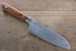 Nao Yamamoto Coreless Damascus Santoku  170mm Ironwood Handle - Japannywholesale