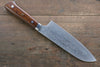 Nao Yamamoto Coreless Damascus Santoku  170mm Ironwood Handle - Japannywholesale