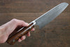 Nao Yamamoto Coreless Damascus Santoku  170mm Ironwood Handle - Japannywholesale