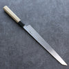 Kikuzuki White Steel No.2 Nashiji Kiritsuke Yanagiba  300mm Magnolia Handle - Japannywholesale