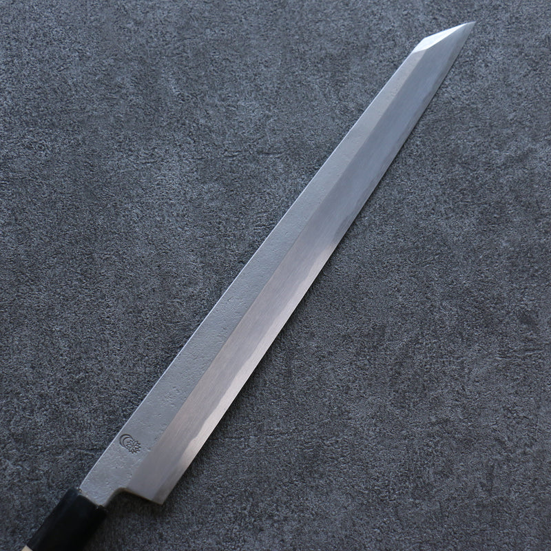 Kikuzuki White Steel No.2 Nashiji Kiritsuke Yanagiba  300mm Magnolia Handle - Japannywholesale