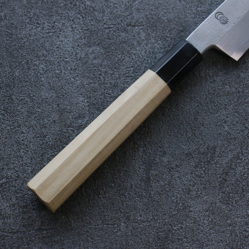 Kikuzuki White Steel No.2 Nashiji Kiritsuke Yanagiba  300mm Magnolia Handle - Japannywholesale