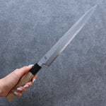 Kikuzuki White Steel No.2 Nashiji Yanagiba  300mm Magnolia Handle - Japannywholesale