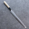 Kikuzuki White Steel No.2 Nashiji Sakimaru Takohiki  300mm Magnolia Handle - Japannywholesale