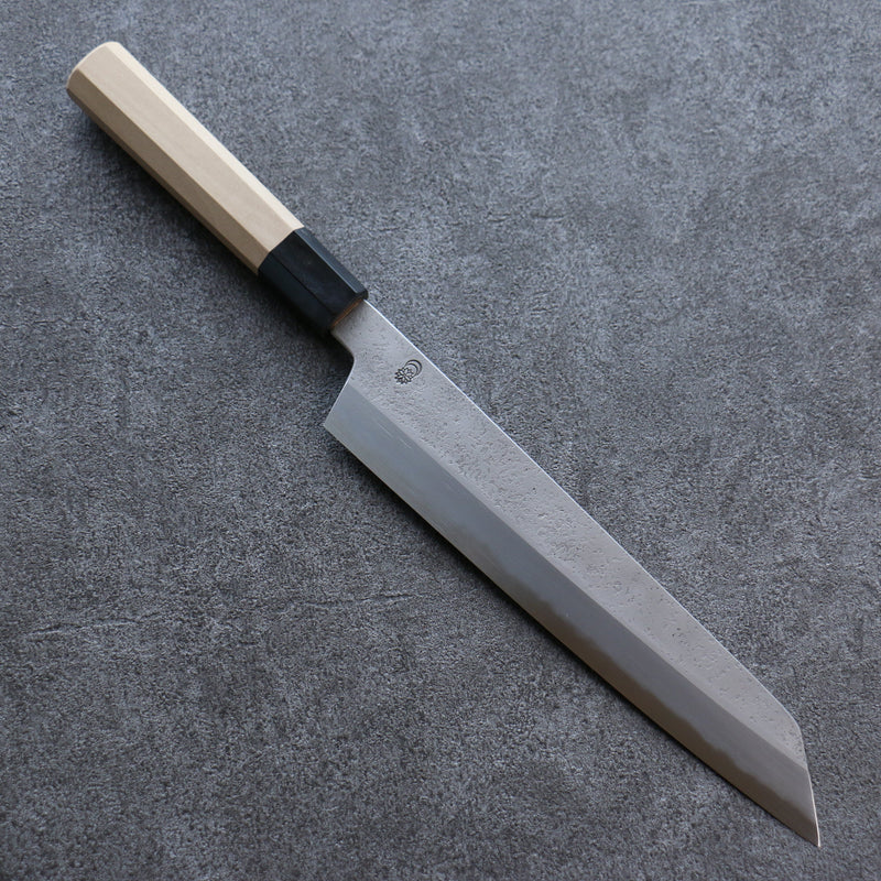 Kikuzuki White Steel No.2 Nashiji Kiritsuke Gyuto  240mm Magnolia Handle - Japannywholesale