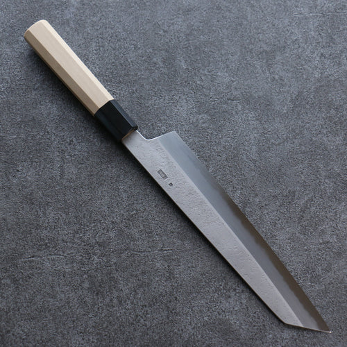 Kikuzuki White Steel No.2 Nashiji Kiritsuke Gyuto  240mm Magnolia Handle - Japannywholesale