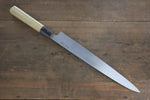 Sakai Takayuki White Steel No.2 Mirrored Finish Yanagiba - Japannywholesale