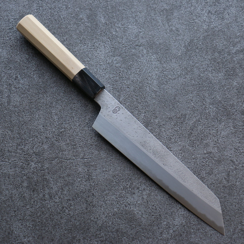 Kikuzuki White Steel No.2 Nashiji Kiritsuke Gyuto  210mm Magnolia Handle - Japannywholesale