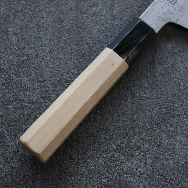 Kikuzuki White Steel No.2 Nashiji Kiritsuke Gyuto  210mm Magnolia Handle - Japannywholesale