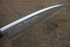 Hideo Kitaoka White Steel No.2 Damascus Deba  150mm Shitan Handle - Japannywholesale