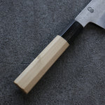 Kikuzuki White Steel No.2 Nashiji Kiritsuke Santoku  180mm Magnolia Handle - Japannywholesale