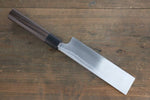 Hideo Kitaoka White Steel No.2 Damascus Kakugata Usuba  165mm Shitan Handle - Japannywholesale