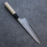 Kikuzuki White Steel No.2 Nashiji Gyuto  210mm Magnolia Handle - Japannywholesale