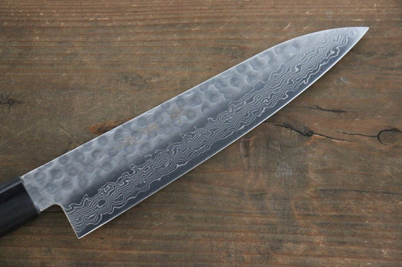 Sakai Takayuki AUS10 45 Layer Damascus Gyuto  180mm Shitan Handle - Japannywholesale