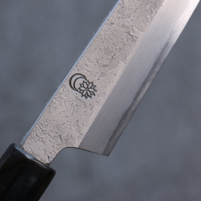 Kikuzuki White Steel No.2 Nashiji Kiritsuke Petty-Utility  135mm Magnolia Handle - Japannywholesale