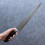 Seisuke VG5 Hammered Kasumitogi Sujihiki  270mm Black Pakka wood Handle - Japannywholesale