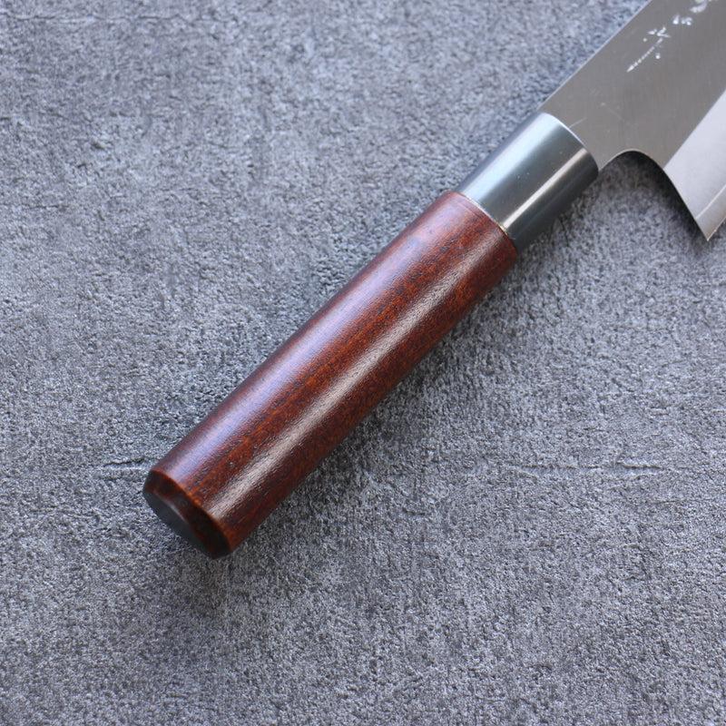 Misuzu VG10 Kasumitogi Kiritsuke Gyuto  210mm Brown Lacquered  Handle - Japannywholesale