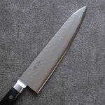 Seisuke VG5 Hammered Kasumitogi Gyuto  210mm Black Pakka wood Handle - Japannywholesale