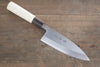 Sakai Takayuki Kasumitogi White Steel Temari engraving Deba  165mm - Japannywholesale