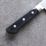 Seisuke VG5 Hammered Kasumitogi Santoku  160mm Black Pakka wood Handle - Japannywholesale