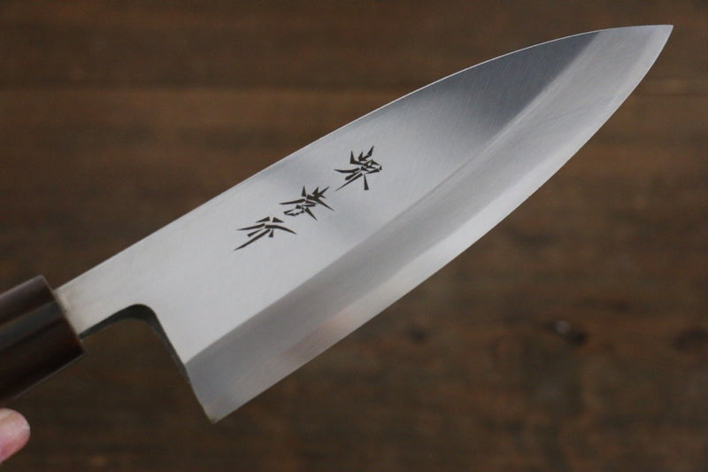 Sakai Takayuki Kasumitogi White Steel Yagasuri engraving Deba - Japannywholesale