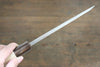 Sakai Takayuki Kasumitogi White Steel Fujitotsuru engraving Deba  165mm - Japannywholesale