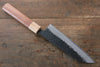 Seisuke Kokubyaku Blue Super Hammered Santoku  165mm Morado Handle - Japannywholesale