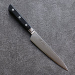 Seisuke VG5 Hammered Kasumitogi Petty-Utility  150mm Black Pakka wood Handle - Japannywholesale