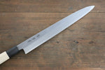 Sakai Takayuki Kasumitogi White Steel Yanagiba Japanese Knife Magnolia Handle - Japannywholesale