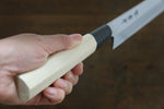 Sakai Takayuki Kasumitogi White Steel Yanagiba Japanese Knife Magnolia Handle - Japannywholesale