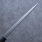 Shizu Gen VG10 Hammered Black Finished Gyuto  210mm Brown Pakka wood Handle - Japannywholesale