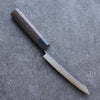 Shizu Gen VG10 Hammered Black Finished Petty-Utility  130mm Brown Pakka wood Handle - Japannywholesale