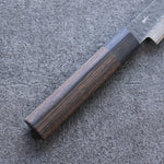 Shizu Gen VG10 Hammered Black Finished Petty-Utility  130mm Brown Pakka wood Handle - Japannywholesale